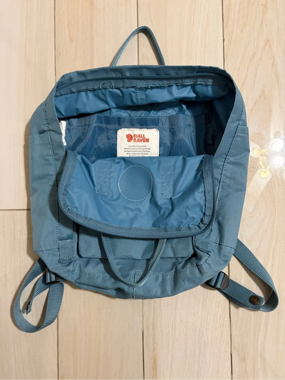 Blue Fjallraven Kånken Backpack